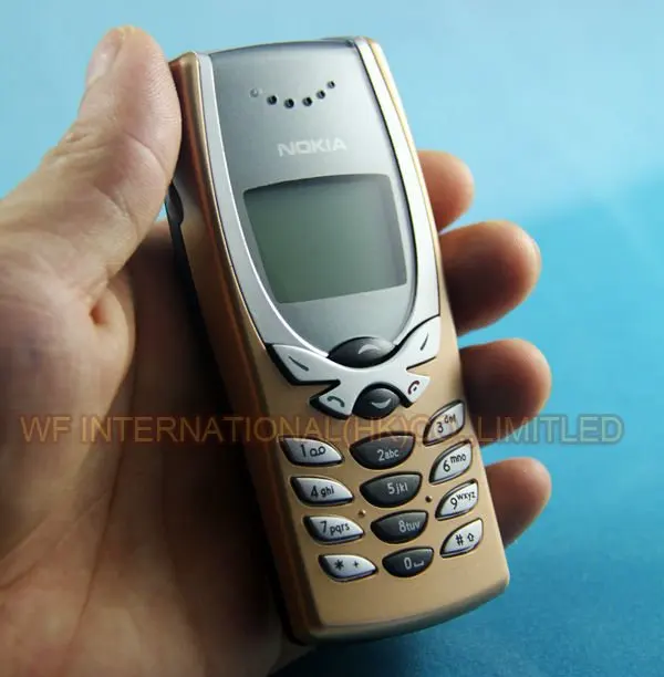 Разблокированный Мобильный телефон Nokia 8250 2G GSM 900/1800 серебристый один год
