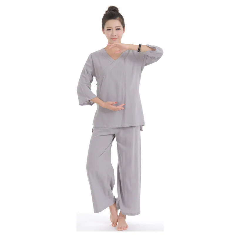 

Women Zen Suit Yoga Sets For Women Sport Suit Women Linen Breathable Yoga Sets Women Gym Clothes Zen Suit Yoga Training Suits