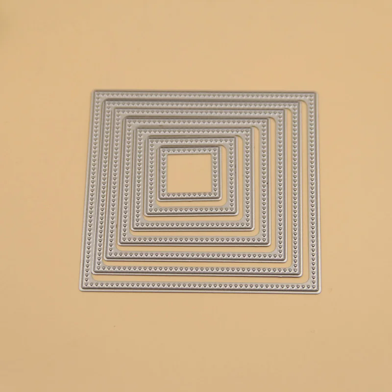 Kljuyp маленькая квадратная матрица режет, металлические Вырубные штампы в Скрапбукинг папка для тиснения костюм автомат для резки