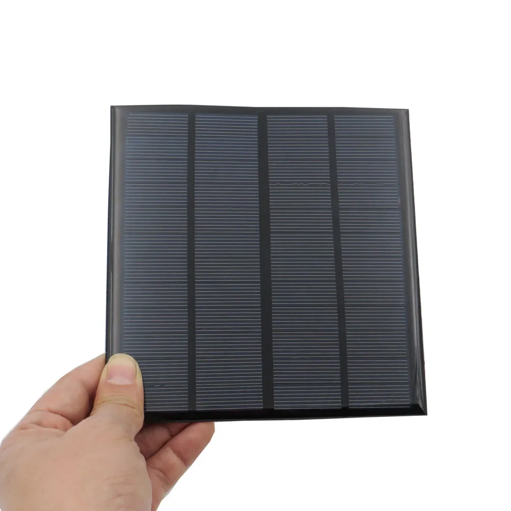 

Mini 12V 3W 250mA Solar Panel Polycrystalline Solar Cells Supply Power Panel Module DIY Battery for Cell Phone Toy Chargers