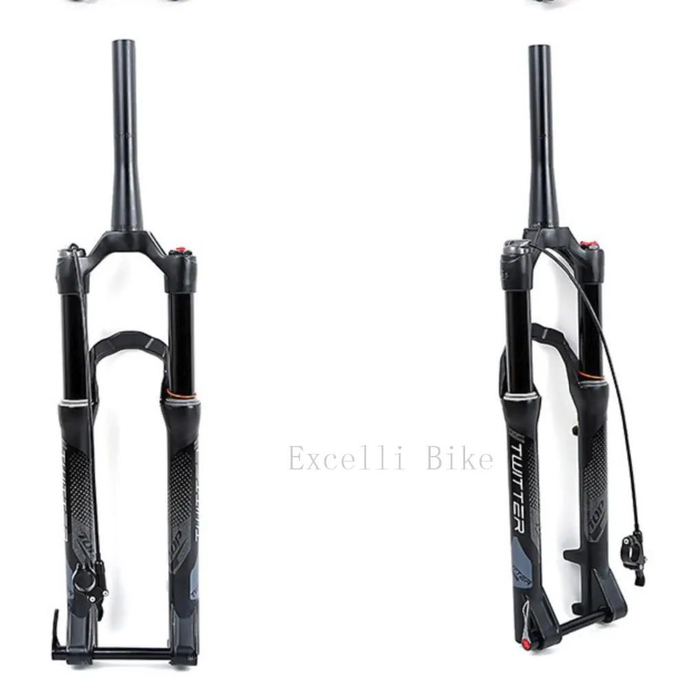 27.5inch 29er DH MTB Fork Air Suspension Line Contral Oil Lock 14