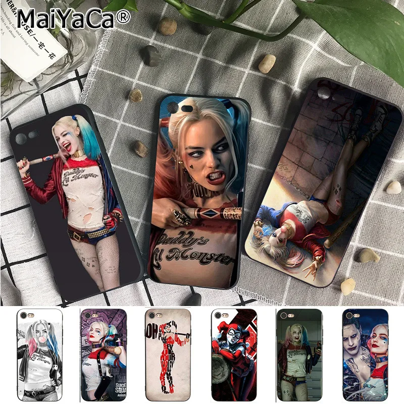 MaiYaca Харли Куинн самоубийцы Отряд Джокер Wink Coque чехол для телефона iphone 11 Pro 8 7 6 6S Plus X 5s SE XR