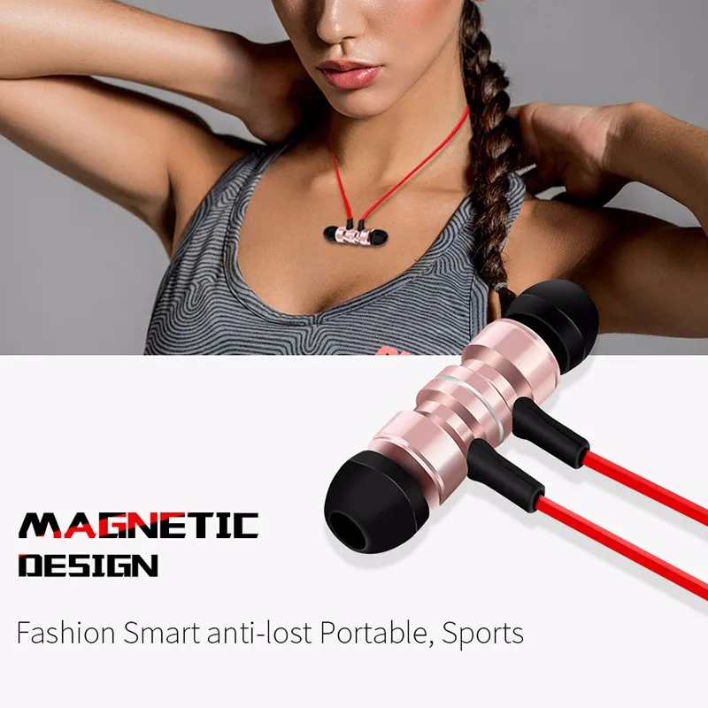 Bluetooth наушники гарнитура беспроводные с защитой от пота магнитные спортивные