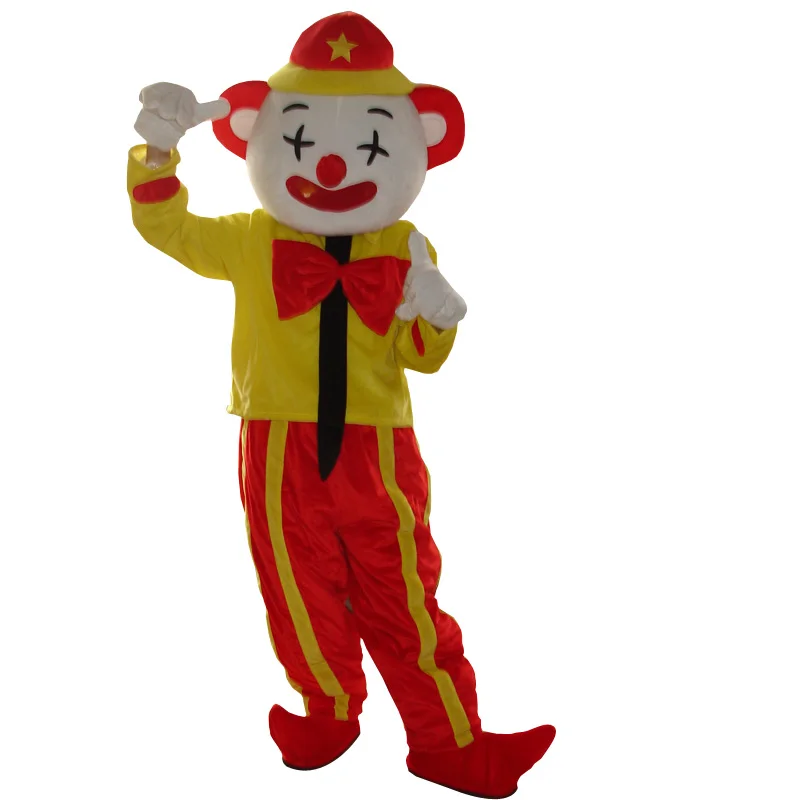 

New Clown Mascot Costume Suits Cosplay Party Game Dress Outfits Clothing Advertising Carnival Halloween Xmas Easter Adults Size
