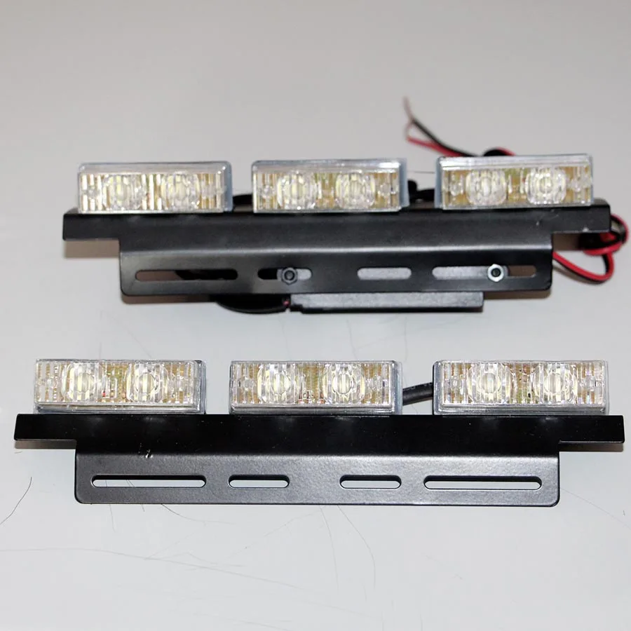 

2 in 1 Car LED Network Strobe Lights 12V Automotive High Power Warning Light Auto Manual Flasher Decorative Lamp