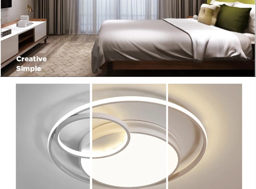简约现代led吸顶灯房间灯北欧灯具主卧室灯-2019新款客厅灯-tmall_02