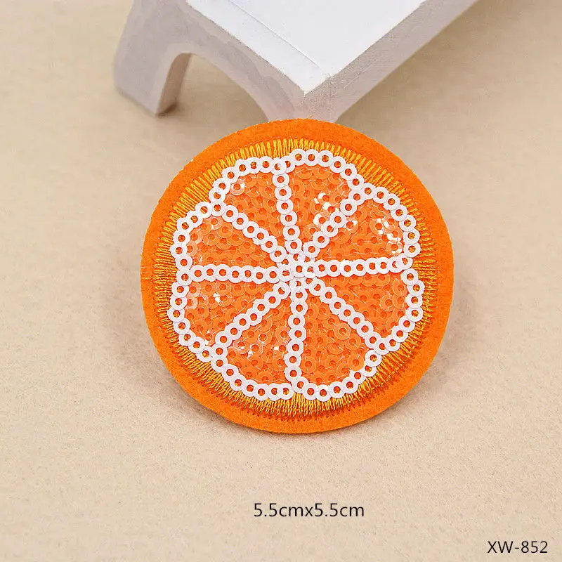 Small Round Shape Red Appliques Designer Beaded Crafting Dress Patch 12 Pcs