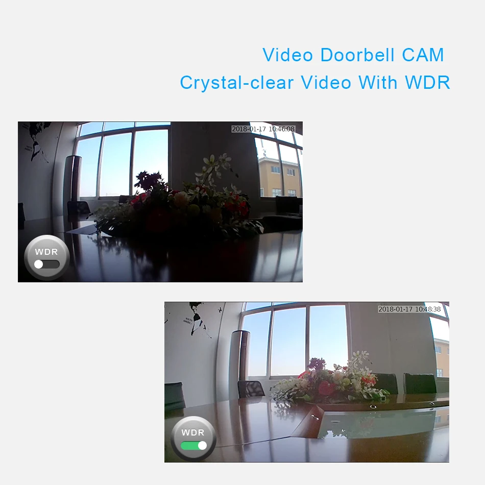 Wifi Doorbell Camera Video Porteiro Doorbell Intercom Doorphone Video IP Deurbel Wifi Camera Battery Door Viewer WDR Looline