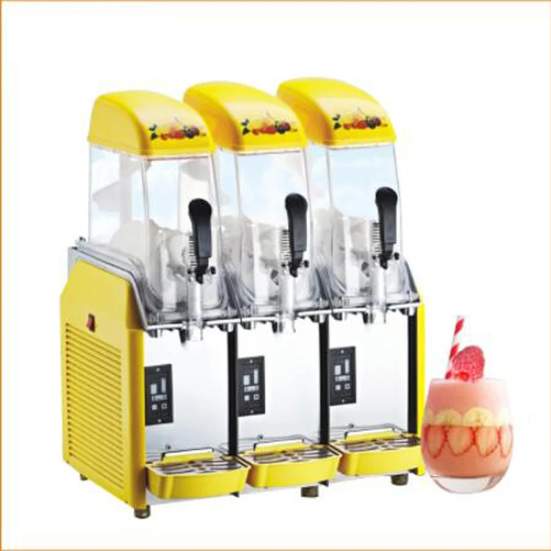 commercial three tank 36L slush snow melting machine