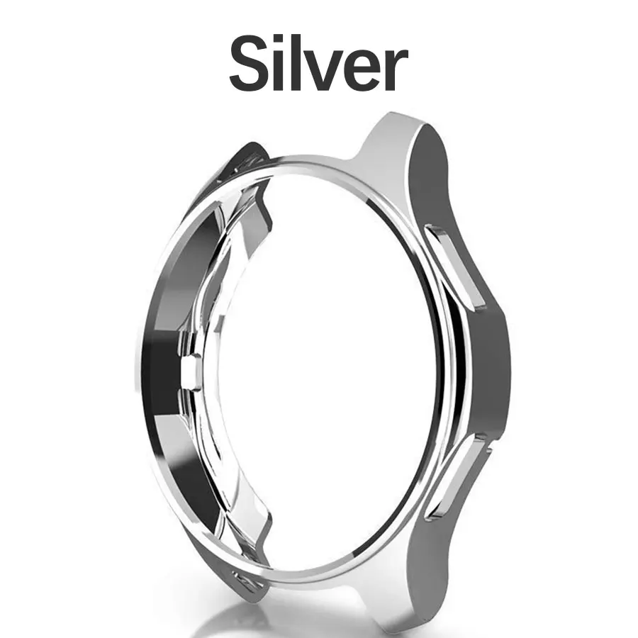 ТПУ полный защитный чехол для часов для samsung Galaxy Watch 46 мм водонепроницаемый спортивный бампер чехол для samsung gear S3 Watch - Цвет: Silver