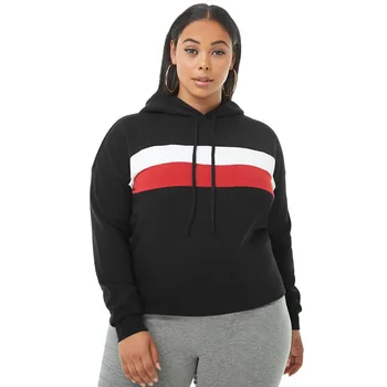 

Hot Fashion Casual Oversize Pullover Sweatshirt Women's New Striped Hoodies Simple All Match Long Sleeve Sweatshirt Lady Hoodies