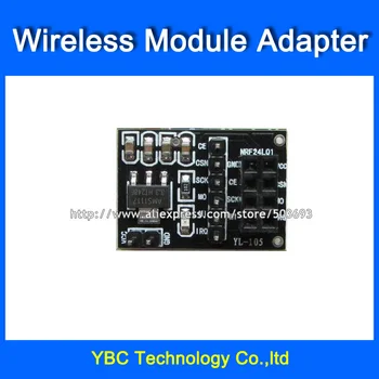 

Free Shipping 10pcs/lot 8Pin Wireless Module Aapter Board For Wireless Module Intelligent Vehicle Robot Smart Car