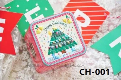 

Size:7.5*7.5*6.5cm Christmas & embossment Style Tin Box Metal Storage Box Jewelry Case Candy Box Christmas gift case