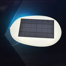 Светодиодный солнечный наружный водонепроницаемый внутренний пульт дистанционного управления солнечный 12 светодиодов уличный светильник для сада дорожки двора патио настенный светильник