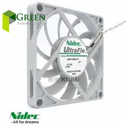 Новый оригинальный Nidec UltraFlo 8010 80 мм 8 см 80*80*10 мм вентилятор 12 В 0.25A Super тихий вентилятор с 2pin