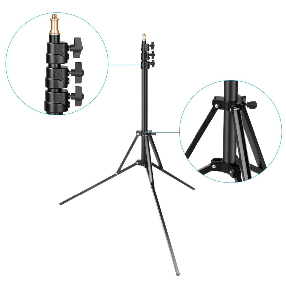 Neewer Photo Studio Ring Light Stand Adjustable 35-83 inch Heavy Duty Support Stand for Softbox Umb