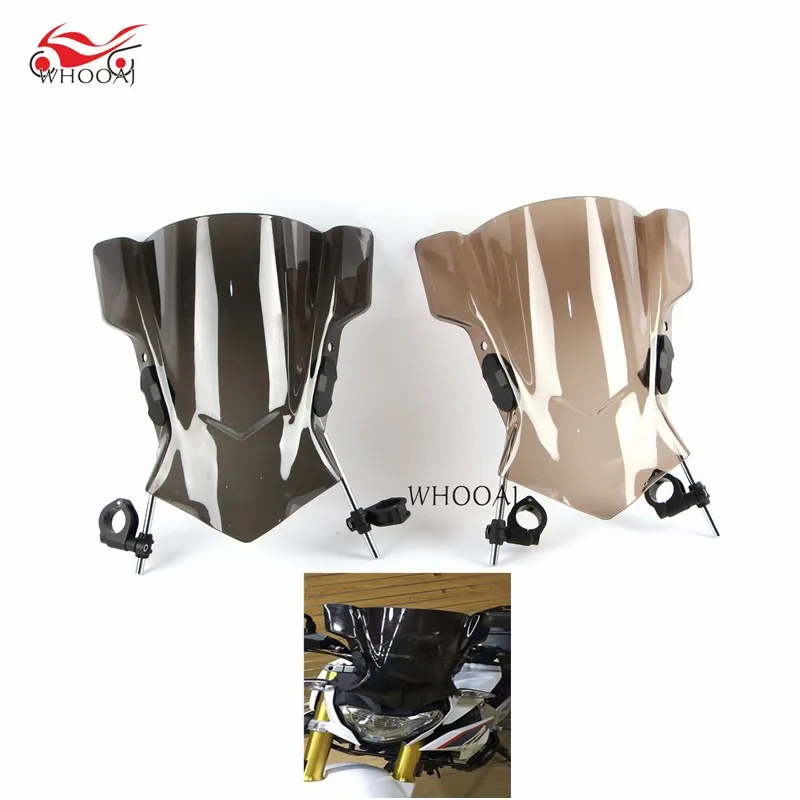 

Motorcycle Bike Windshield Scooter Windscreen Wind Deflectors For Kawasaki Z750 07-09 Z1000 12-18 Z750 07-11