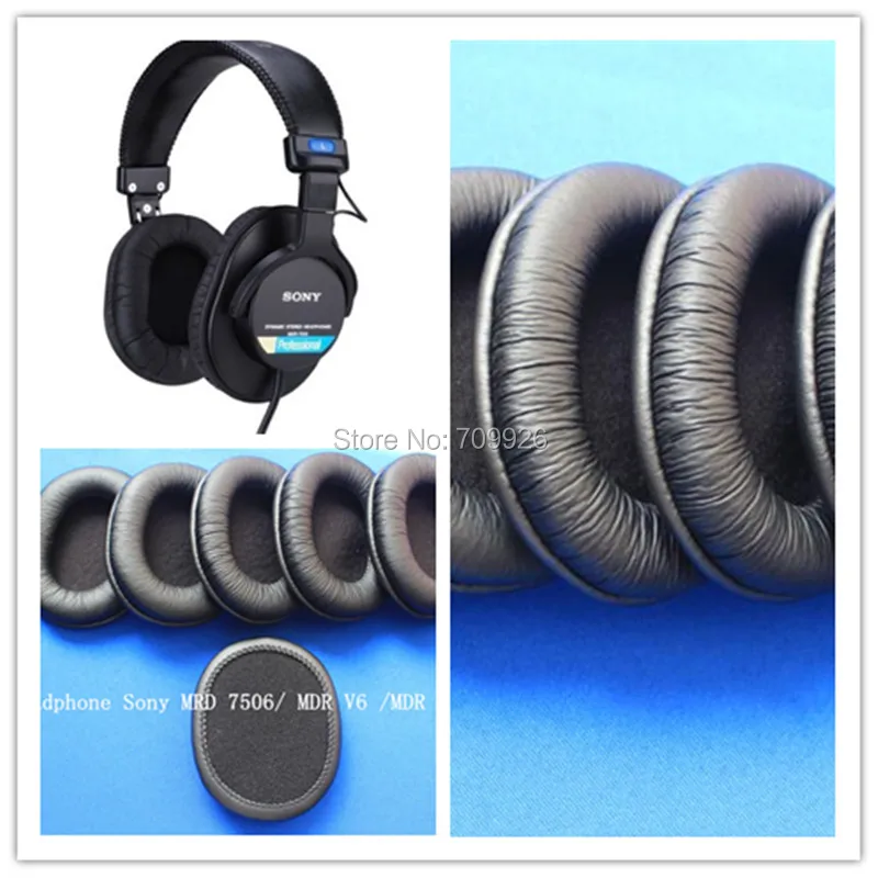 Linhuipad 8 Упаковка сменных амбушюр кожаные амбушюры для SONY MDR-V6 амбушюры MDR 7506 V6 CD 900ST наушники