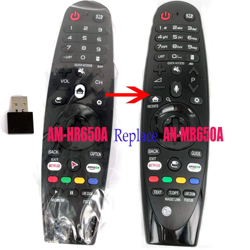 Сменный AM-HR650A для AN-MR650A для LG Smart tv 49UK6200 55UK6200 волшебный пульт дистанционного управления выбор Smart tv UJ63 серия