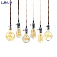 Уникальный ретро Спираль нити 4 Вт затемнения Эдисон светодиодный лампы переменного тока 220 В edison Глобусы лампа для домашнего бара магазин E27 светодиодный свет