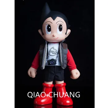 

30CM Anime Tetsuwan Atom - Master Series 10 Cute Astroboy Clothes Are Real Fabric PVC Action Figure Collection Model Toy G505