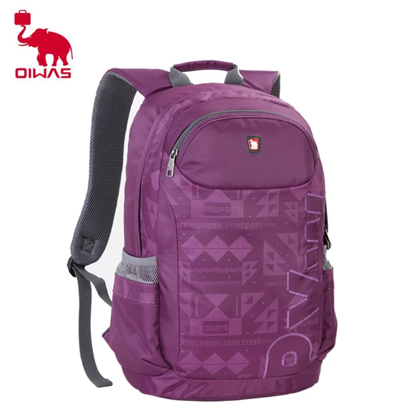 

Oiwas Casual Design Men Women Travel Backpack Korean Style 14 Inch Notebook Laptop Students School Backpack Bag