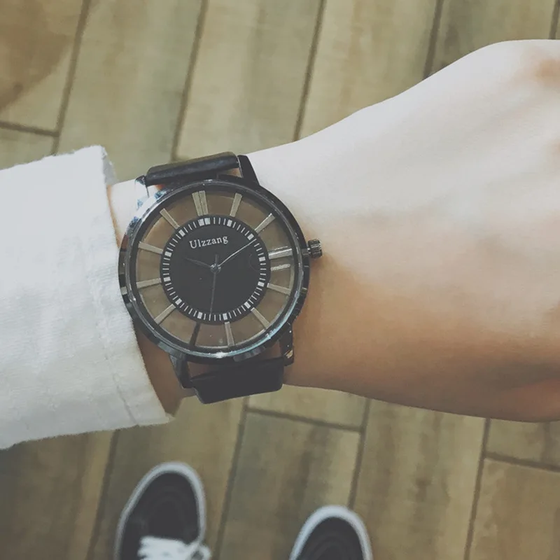 

New brand Hollow women's Luxury Creative watch women leather casual Watches ladies dress Quartz Wristwatch female clock hours