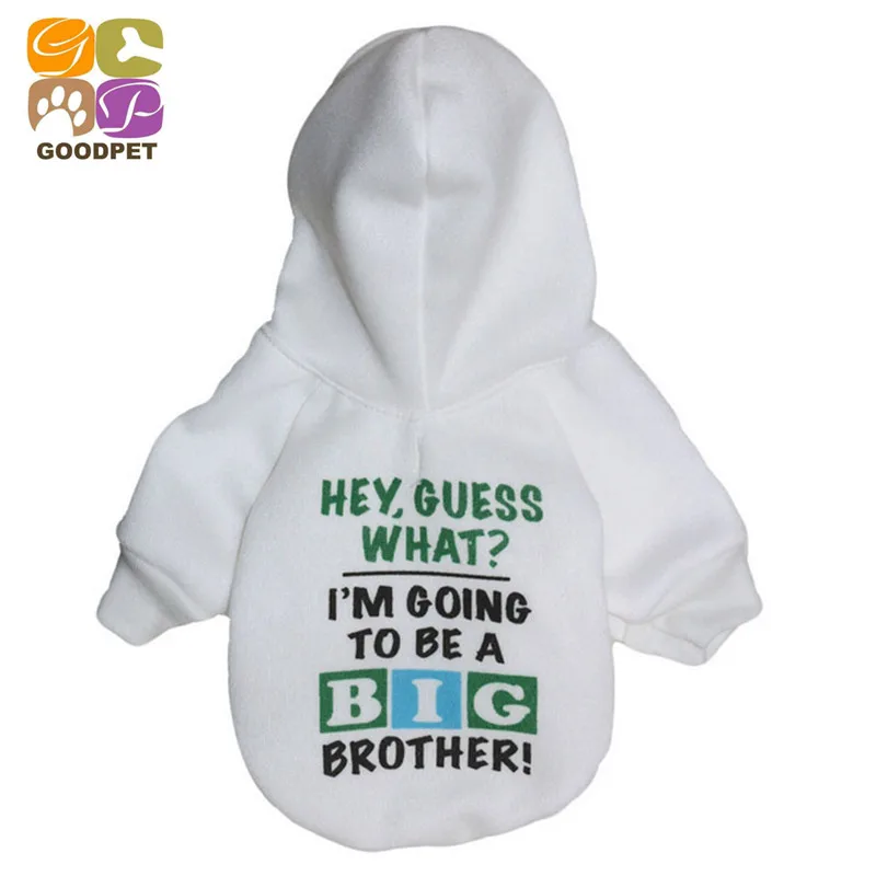 

Pet Clothes Supplier English Letter Printing Autumn And Winter Sweater Cute Dog Clothes Wholesale Price Pet Clothes DC151030-5