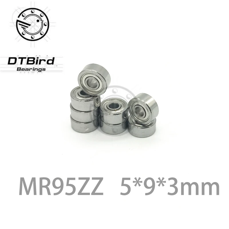 10 шт. MR95ZZ Подшипники 5x9x3 мм миниатюрные шариковые подшипники L-950ZZ mr95z mr95 zz mr952z 5*9*3 мм