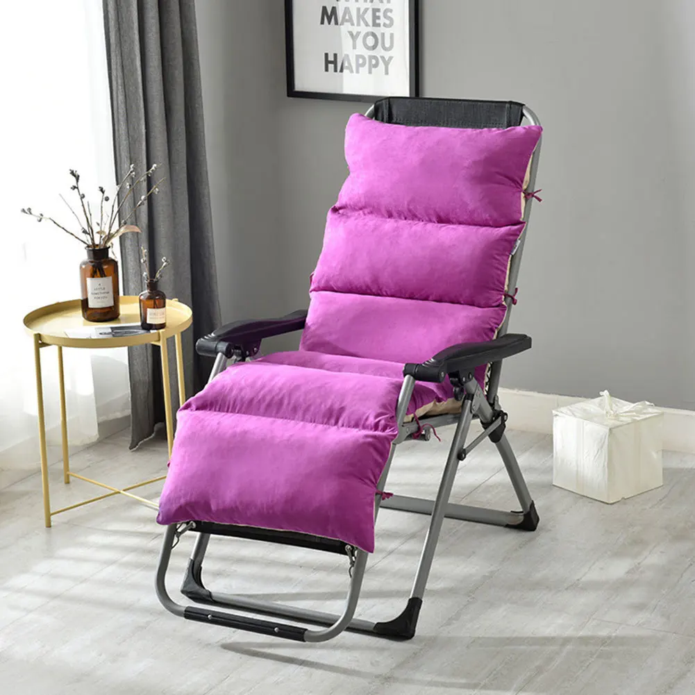 Solid Universal Recliner Rocking Chair Cushion Removable Soft Back Cushion Chair Decor Recliner Pads Mat Tatami Seat Cushion