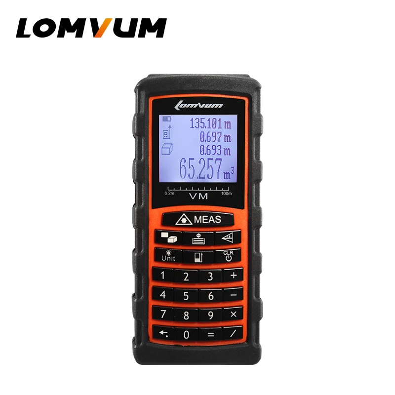 LOMVUM 40 м/60 м/80 м/120 м trena лазерный дальномер цифровой измеритель расстояния