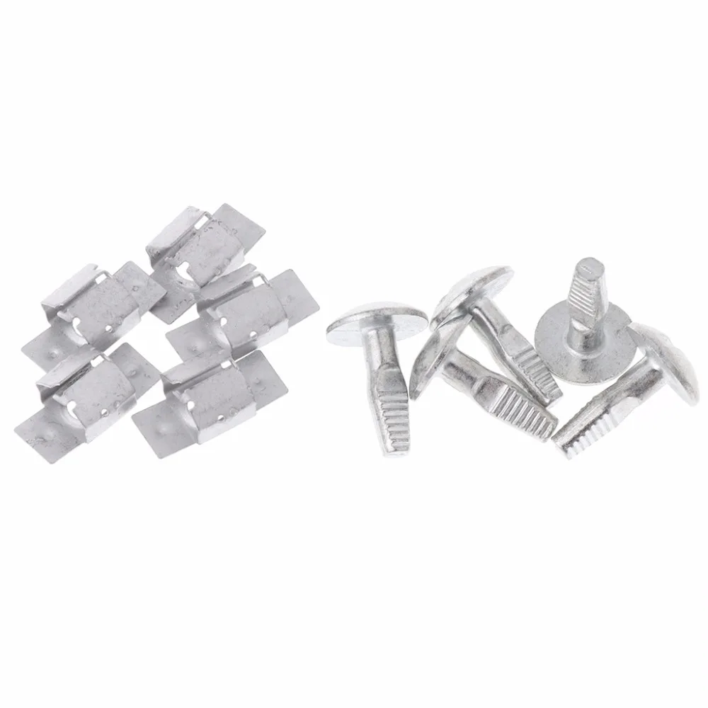 

5 Pairs Aluminum Alloy Engine Fitting Clips Mounting Bolt Clip Under Cover For Peugeot 206 207 406 407 806 807