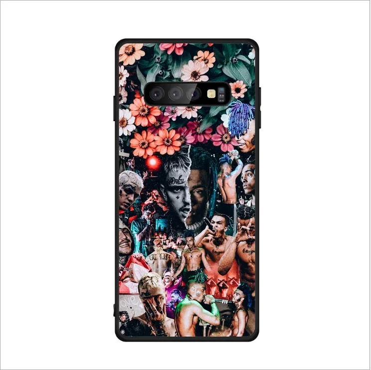 Черный силиконовый чехол Xxxtentacion и lil peep для Samsung Galaxy S7 Eedg S8 S9 Plus NOTE 8 9 S10 S20 Ultra