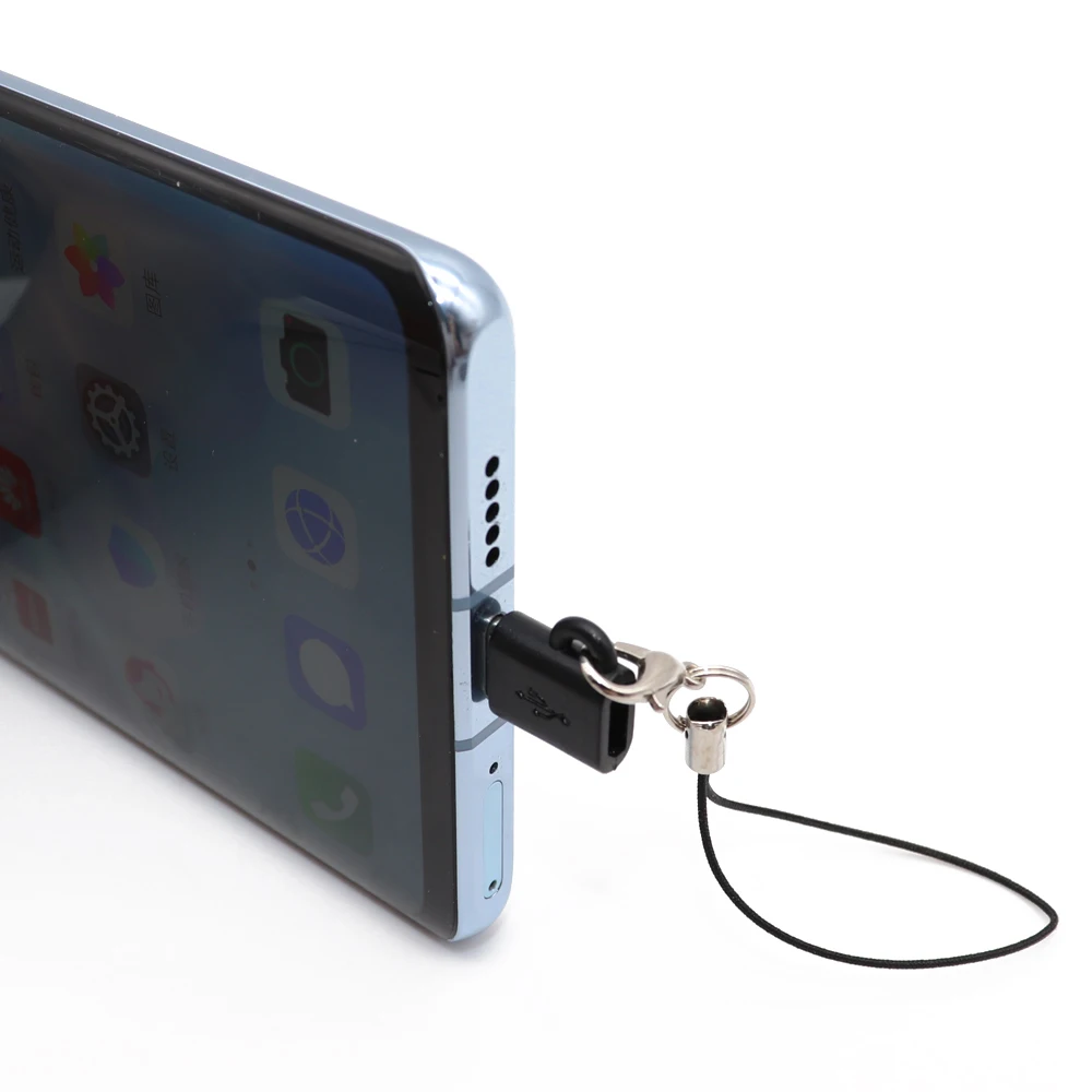 TingDong USB 3,1 type C Мужской к Micro USB Женский адаптер типа OTG-C Конвертер Разъем USB-C черный и белый для Xiaomi 8