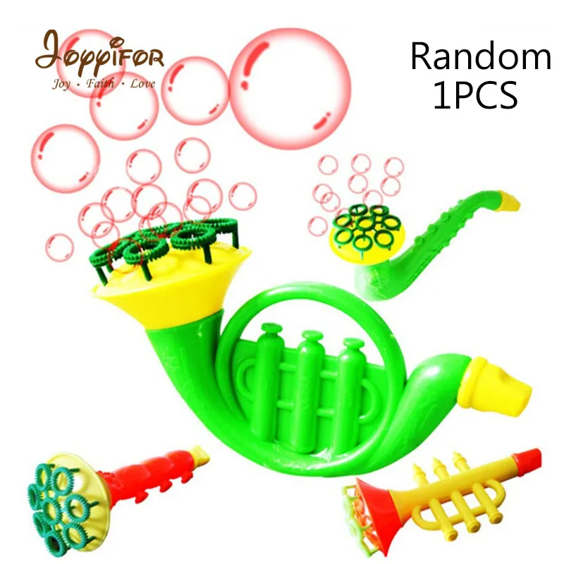 

Joyyifor Horn Model funny Water Blowing Toys Bubble Gun Soap Bubble Blower Outdoor Kids Children Toys New Creative Toy