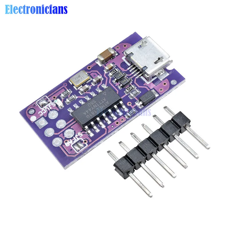 Микро usb мини AVR ISP ATtiny44 USB программатор совместимый USBTinyISP для Arduino IDE