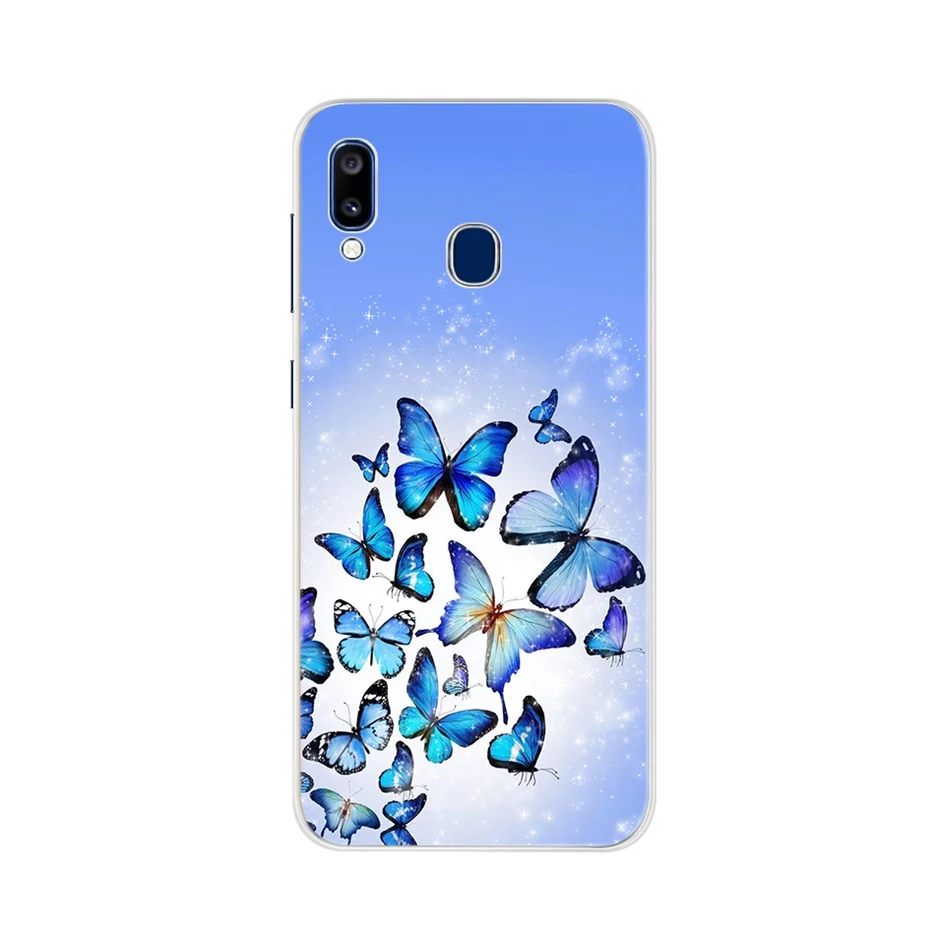 Чехол для Samsung Galaxy A20 2019 A205 A205F силиконовый мягкий ТПУ чехол накладка a20 a20e A 20 E A202