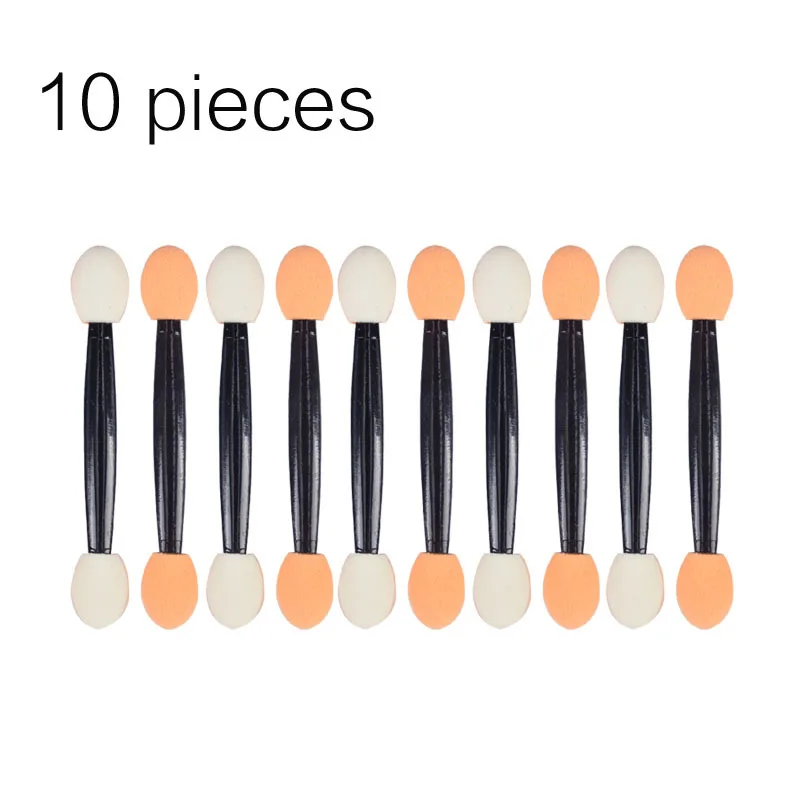 

2019 Newest Sponge Nail Powder Puff Brush 10pcs Double-sided Double-ended Eyeshadow Stick Makeup Manicure Nail Art Tool