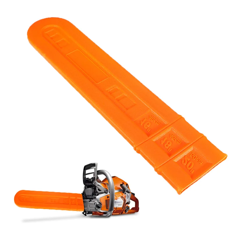 

Universal Orange Plastic Chainsaw Bar Cover Scabbard Style Shape Cutter Parts Protector Guide Plate Chainsaw Accessories