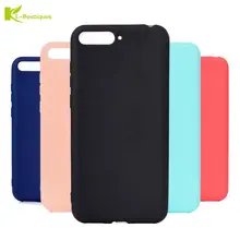 Funda suave Honor7A Pro para Huawei Honor 7A Pro Prime colores caramelo Slim TPU para Fundas Huawei Y6 2018 funda de goma Coque