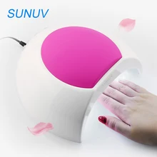 SUNUV SUN2 UV Nail Lamp 48w LED Dryer Nail Lampe for Curing LED UV Gel Polish Fingernail Toenail
