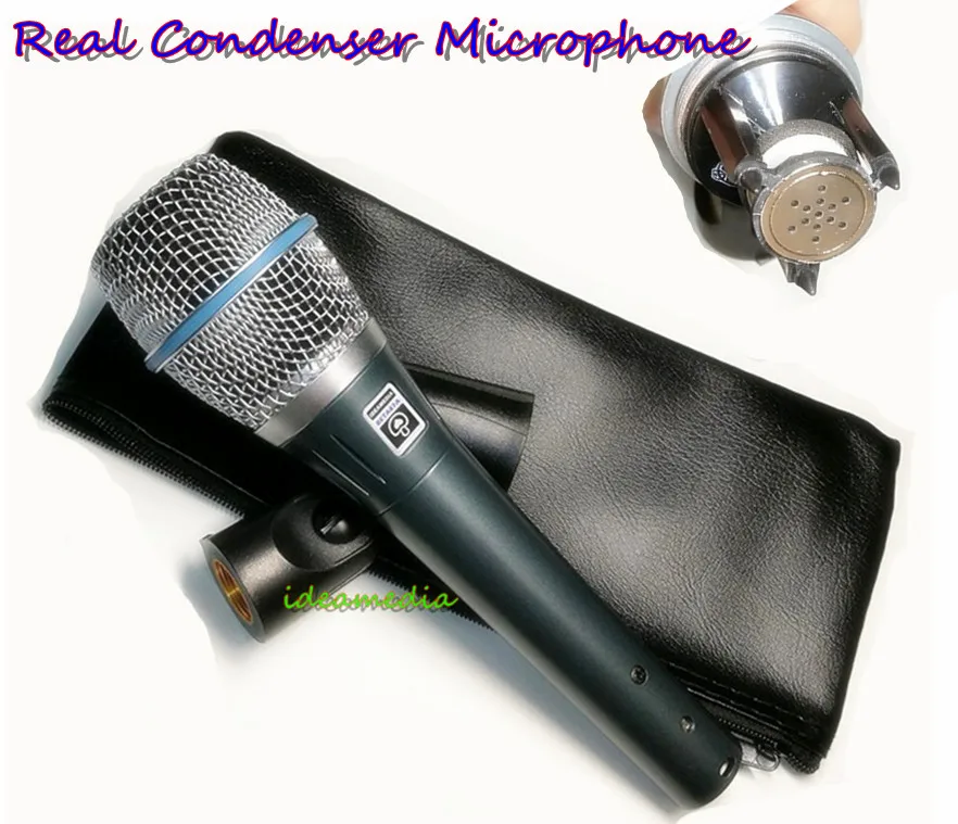 beta87 высокое качество настоящий бета СТИЛЬ 87 конденсаторная капсула проводной караоке solo вокальный сценический конденсаторный микрофон