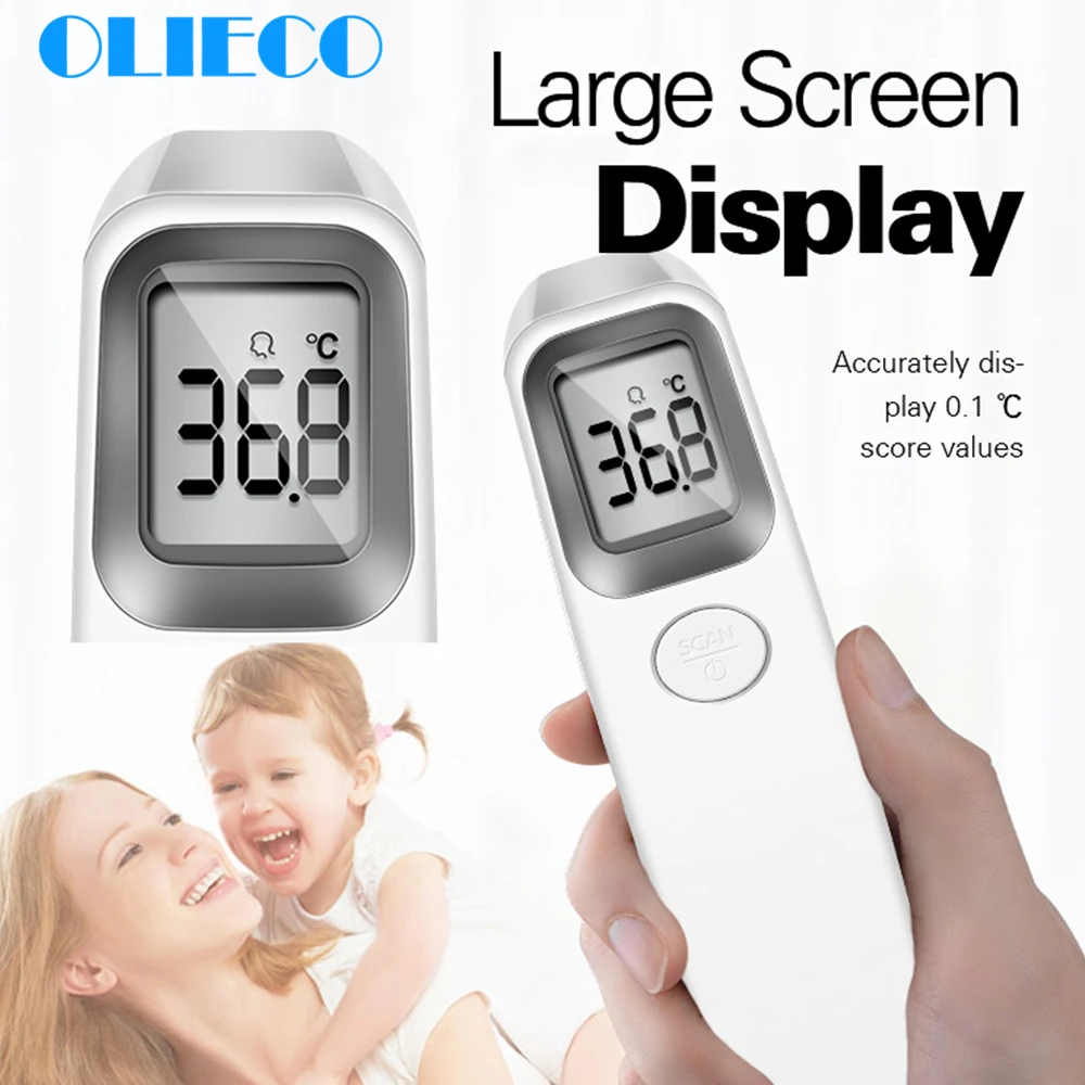 

Forehead Non Contact Infrared Thermometer for Baby Adult Hospital Digital LCD Display Body Temperature Fever Measurement Tool
