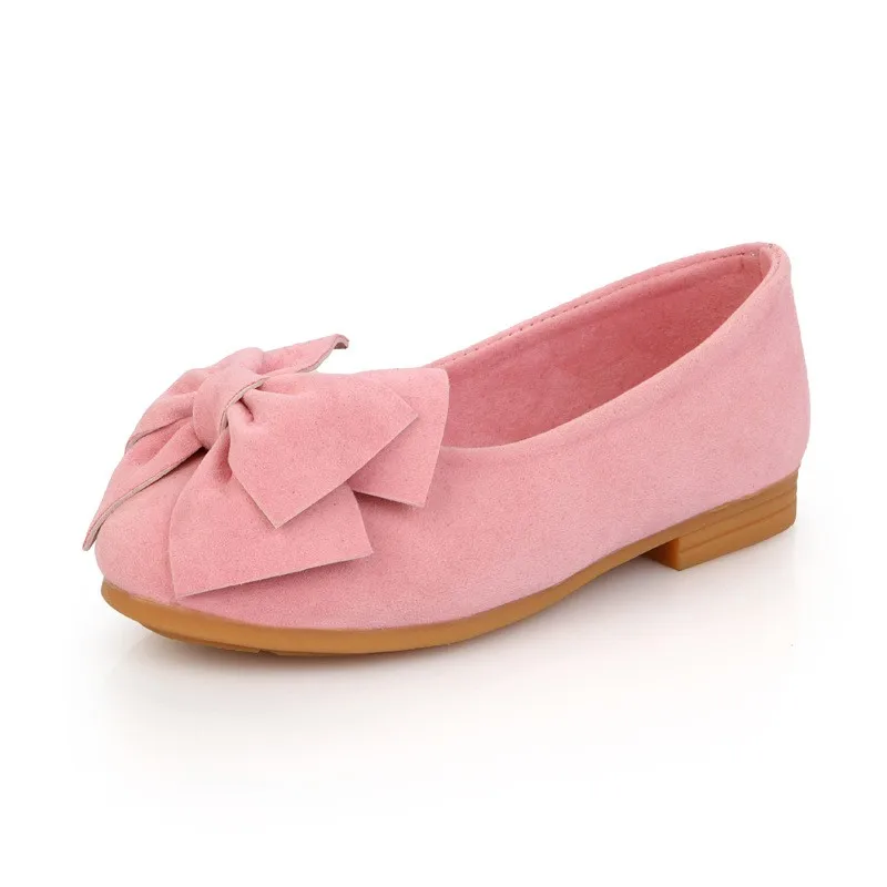 girl leather shoes bow
