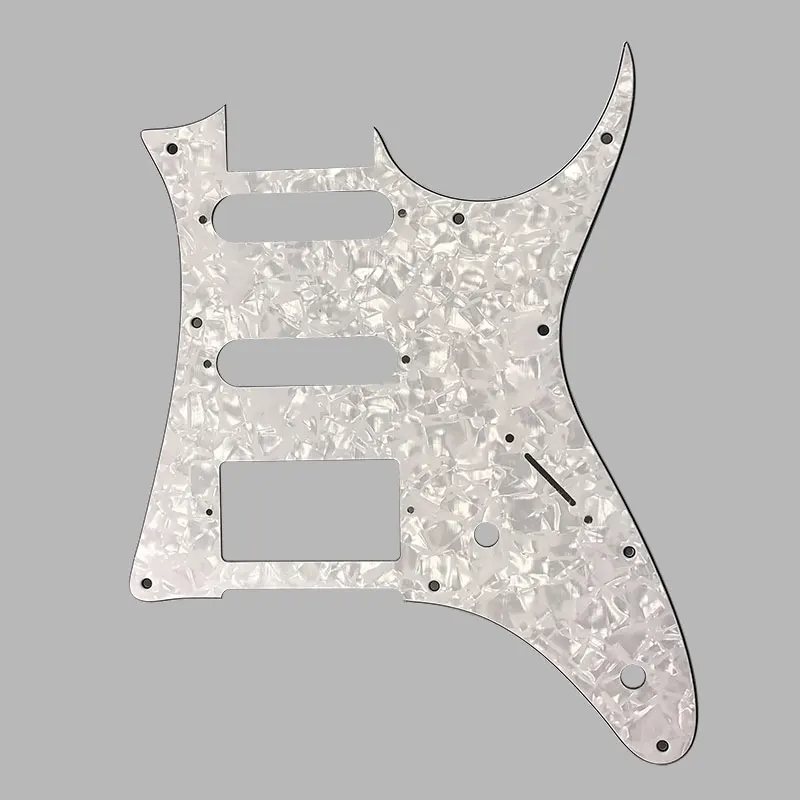 Pleroo пользовательские гитарные части-для MIJ Ibanez GRX40 гитары накладки хамбакера пикап царапины пластины - Цвет: 4Ply White Pearl