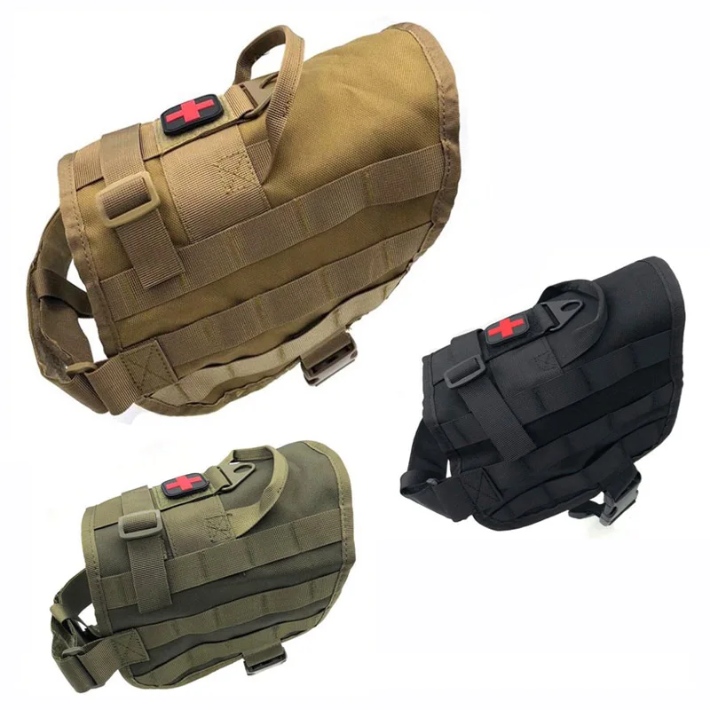 Тактический Жилет для собак 1000D нейлон открытый охотничий армейский ...