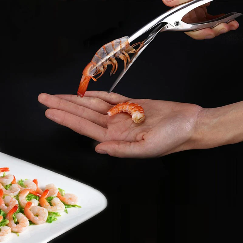 

Shrimp Peeler Prawn Peeler Shrimp Deveiner Peel Device Sheller Crawfish Peelers Knife Creative Kitchen Gadget Seafood Tool