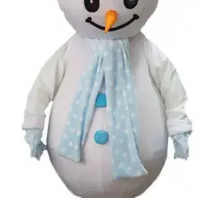 Высокое качество, распродажа, Рождественский костюм Снеговик-талисман, рождественские вечерние костюмы, костюм талисмана для взрослых