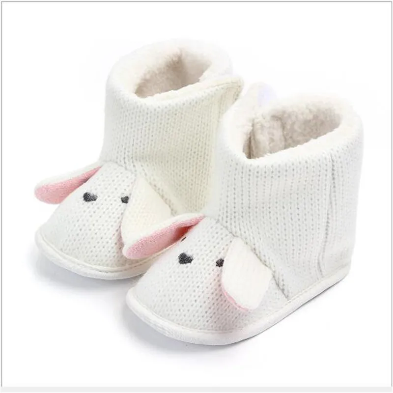 Милая детская обувь с героями мультфильмов, Зимняя Толстая обувь для новорожденных мальчиков и девочек, зимние ботинки для малышей