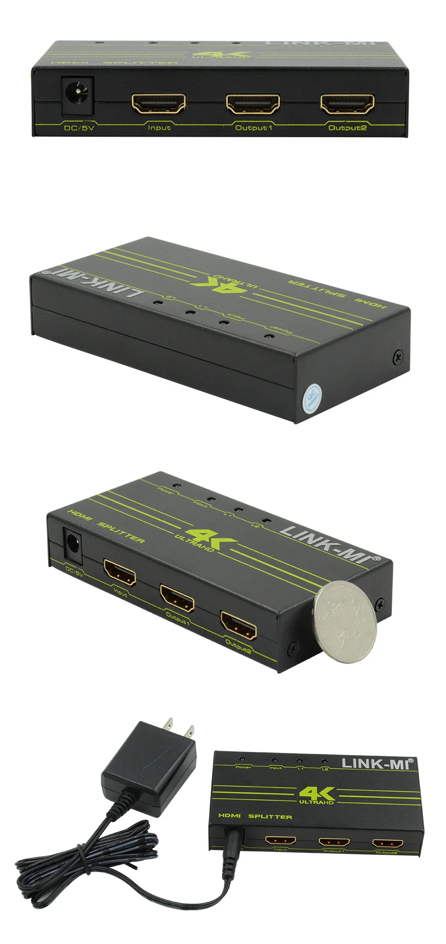 H102G-4K2K HDMI Splitter 1x2 Support 4K2K 3D Compatible (10)